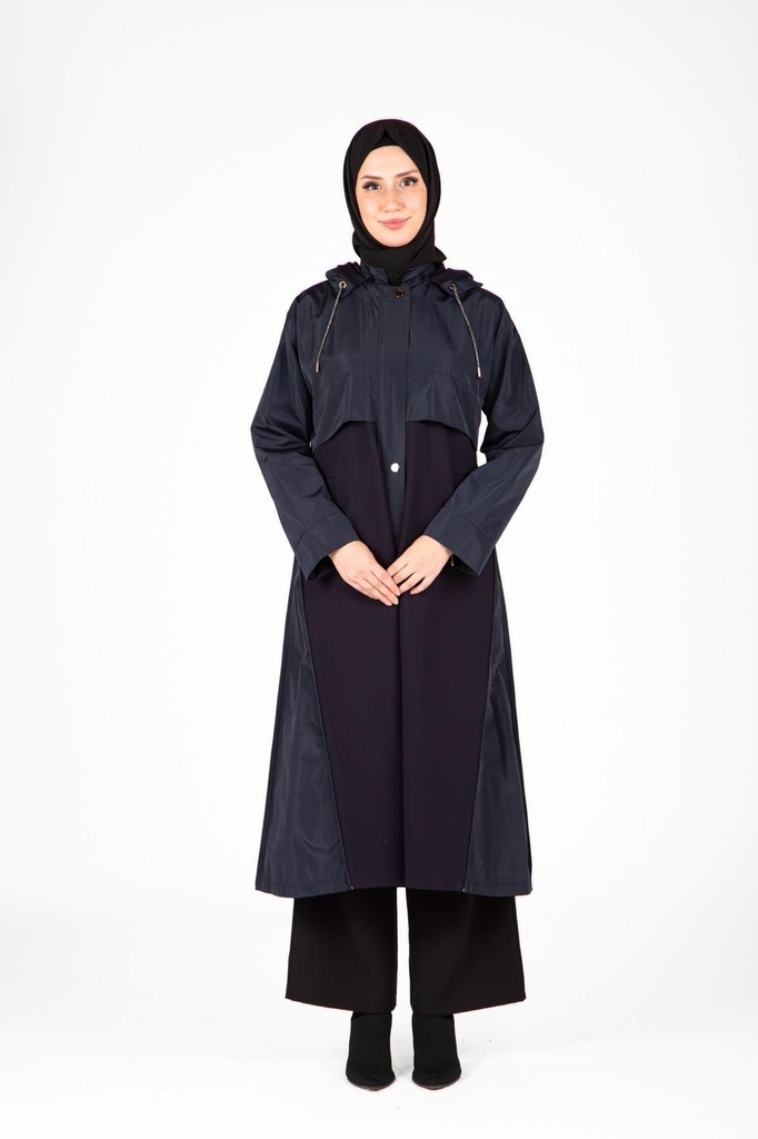 [26GYÇK9514-10031] zamokli kapyushonli tayyor obraz 9514 (to'q ko'k, 40)